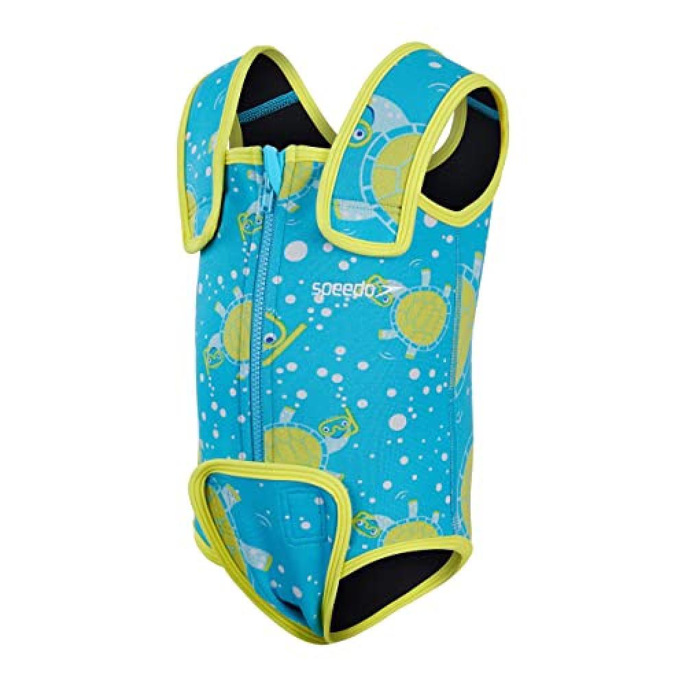 (TG. 9 mesi) Speedo Unisex Bambini Tommy Turtle Wetsuit Wetsuit, Turchese, 9-12