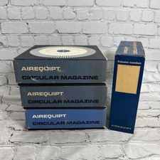 4 vintage AIREQUIPT Circular Slide Magazine Carousel's , 2"x2" Slide holder's