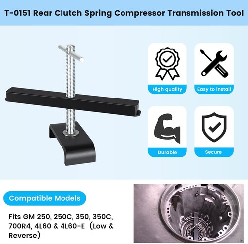 T-0151 Rear Clutch Spring Compressor Transmission Tool For GM 4L60 4L60E 700R4 - Picture 5 of 12