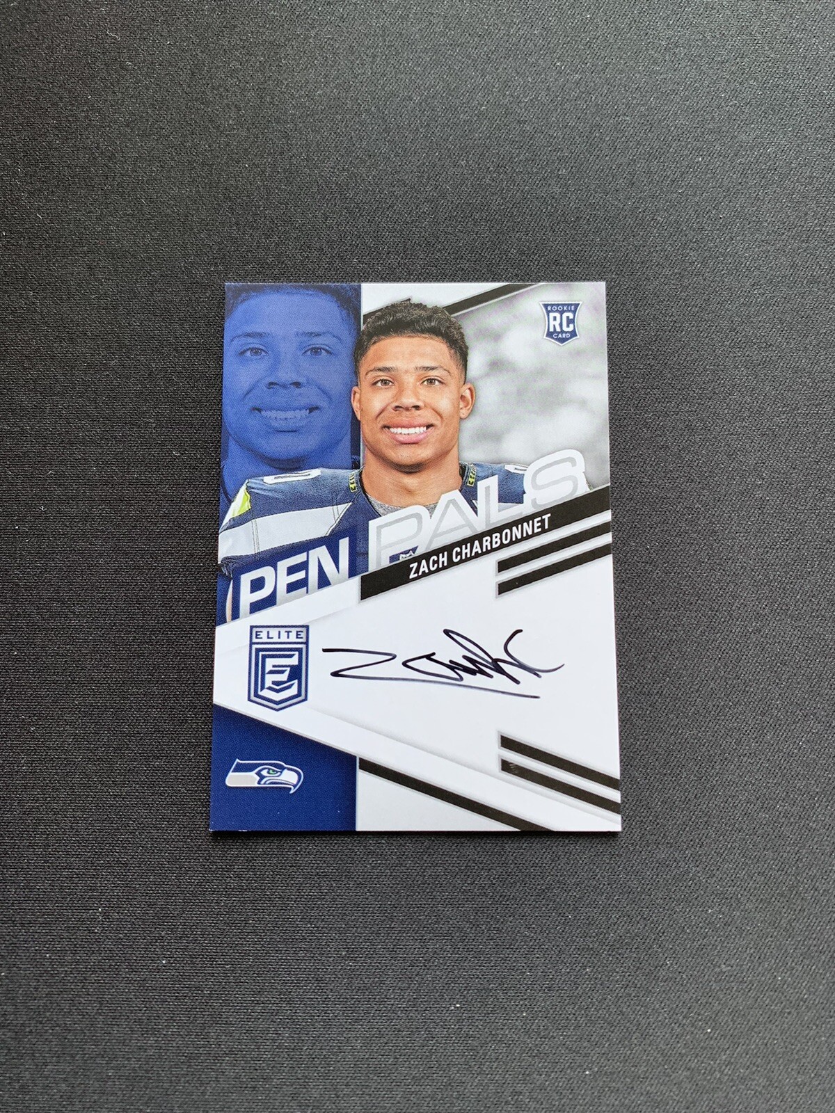 2023 Panini Donruss Elite - Pen Pals #PPZCH Zach Charbonnet (AU, RC)