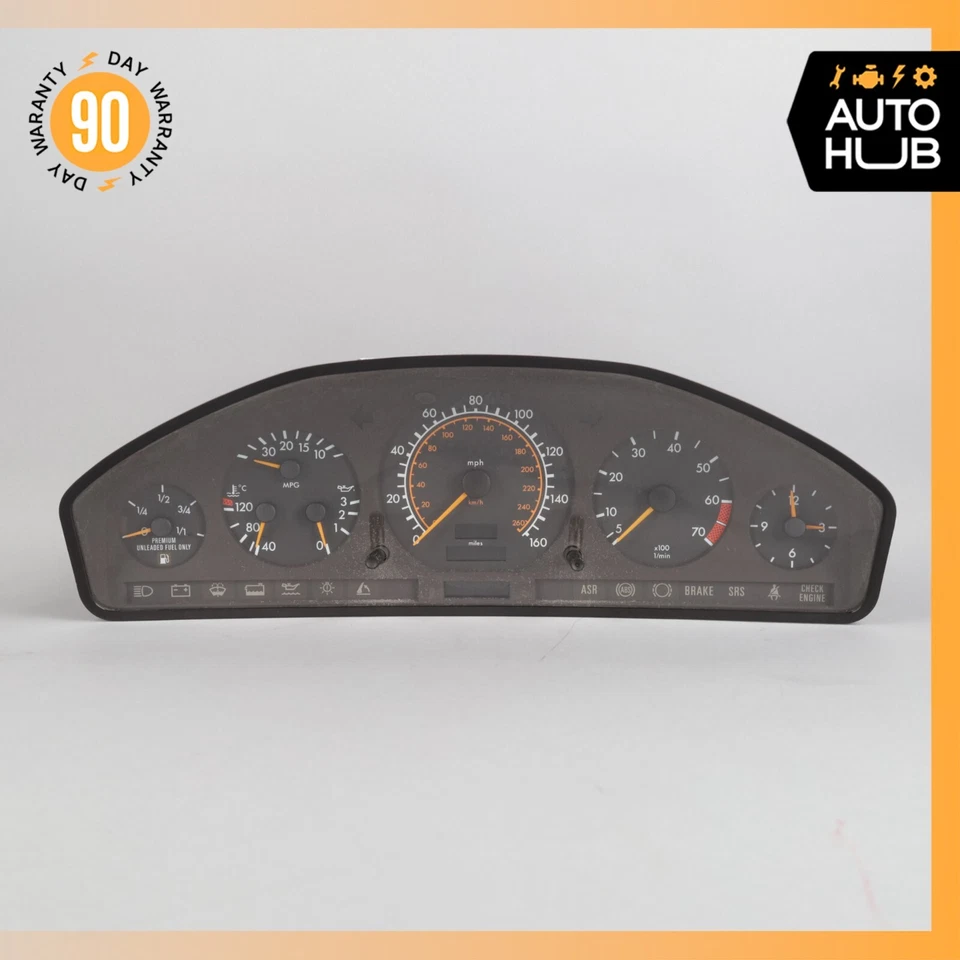 Cuadro de instrumentos velocímetro 93-95 Mercedes R129 SL500 500SL OEM 198k Foto 2 de 4