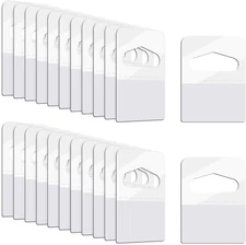 Prudiut 1000 Pcs Hang Tabs Slot Hole Hang Tags Self-Adhesive Hanging Tabs Heavy 
