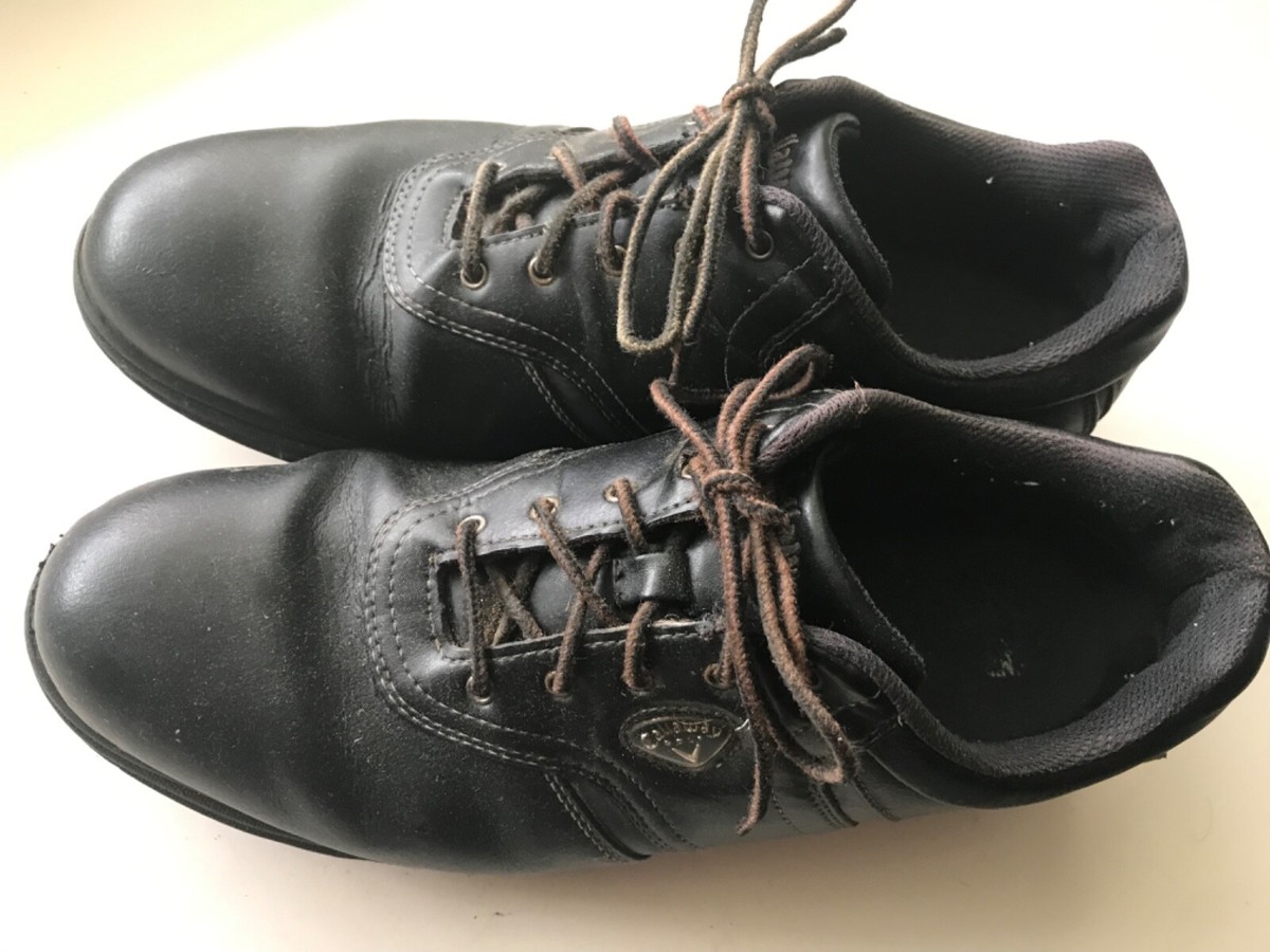 Callaway Sz9 Mens Golf Shoes Brown Waterproof Leather Soft  display picture 1