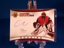 2021-22 Ultimate Collection Karel Vejmelka Rookie Ultimate Signatures Auto
