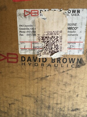 David Brown Hydraulics 1423C2A1CR Hydraulic Gear Pump