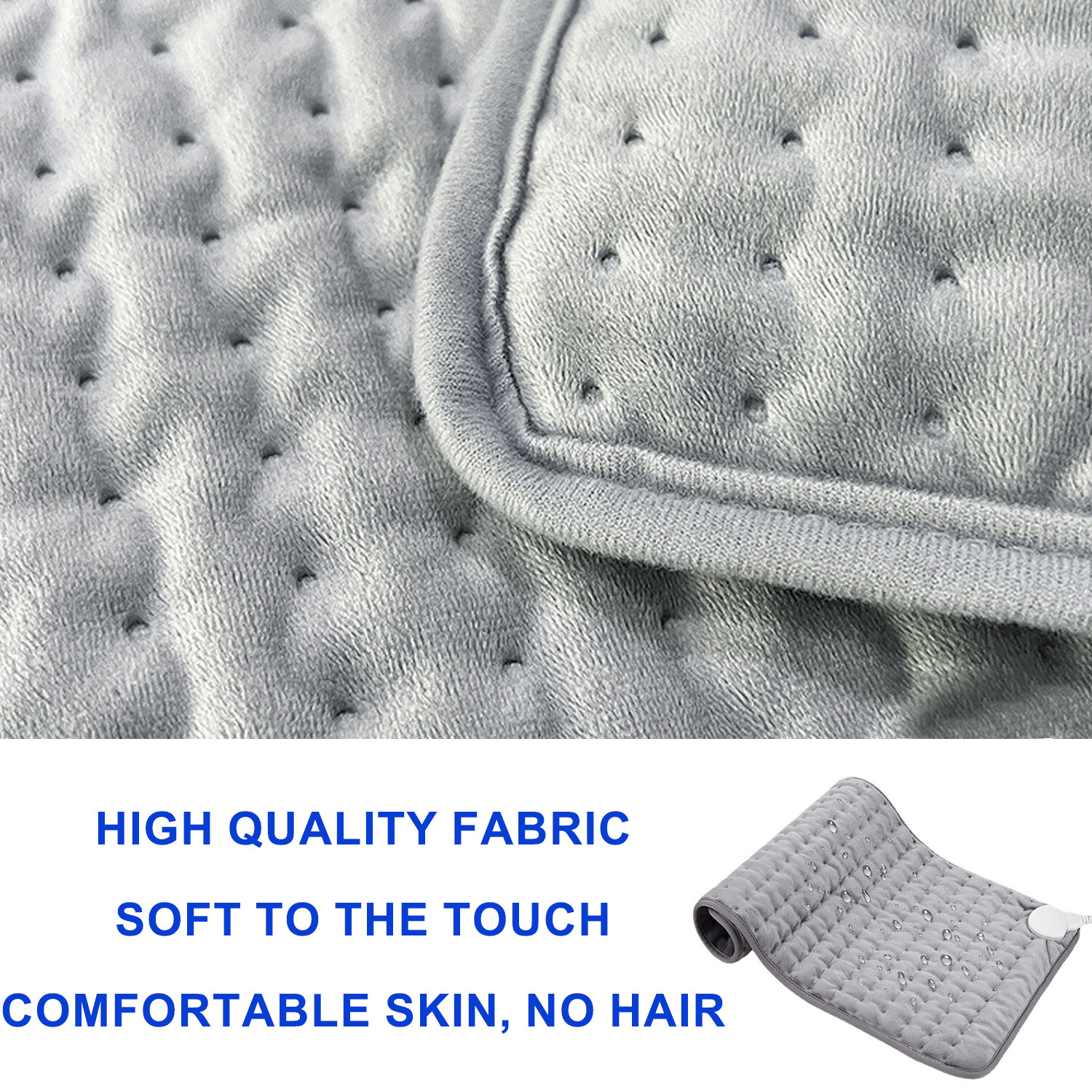 Electric Heating Pad for Back Pain, Cramps, Arthritis Relief Dry Heat