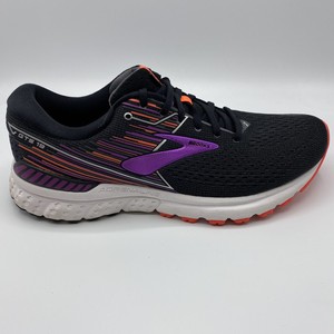 brooks adrenaline gts 19 black purple coral