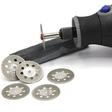 6x Diamant Disques de Coupe 22mm Lot Perforé Lames de Scie Disques à Broyer