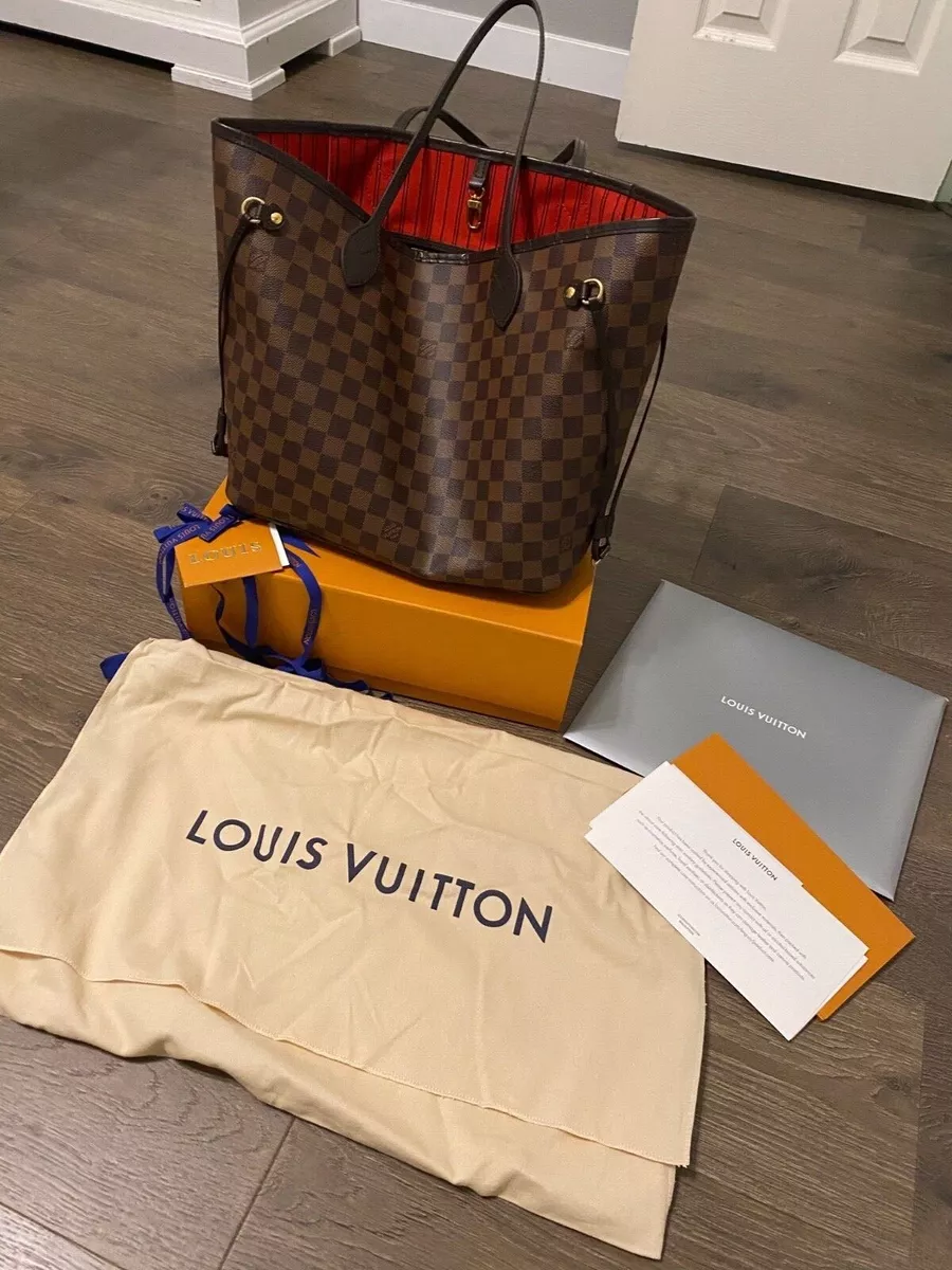 louis-vuitton neverfull mm damier ebene