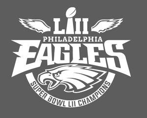 Philadelphia Eagles Super Bowl LII 52 Champions White Decal | eBay