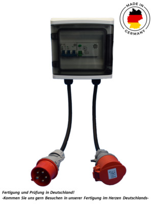 FI Schutzschalter Adapter 16A CEE / Fi Typ B -Allstromsensitiv-
