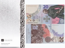 Poland 20 Zlotych 2020 Commemorative Warsaw Battle P 194 UNC W/FOLDER
