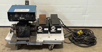 Miller S-52E 115V Constant Speed Wire Feeder w/ 2x Remote Foot Pedal RFC-23A