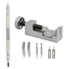 Metal Adjustable Watch Band Strap Bracelet Link Pin Remover Repair Tool Kit Set