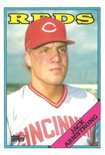 JACK ARMSTRONG CINCINNATI REDS #6T - TOPPS TRADED NM-MT 1988