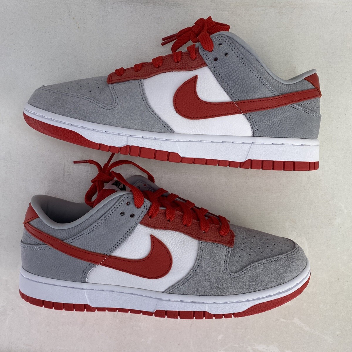 Nike Dunk Low ID By You 365 (White/Smoke Grey/Red) Size 9.5 Nike Dunk Low ID By You 365 (White/Smoke Grey/Red) Size 9.5