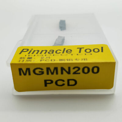 8pcs new MGMN200 PCD CNC insert carbide cutting tools with PVD coating