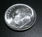 1946 D Roosevelt Dime 90% Silver  Uncirculated   First year minted E501