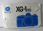 Instructions Owners Book Manual Guide Minolta Xg-1 Xg-1n 35mm Slr Film Camera