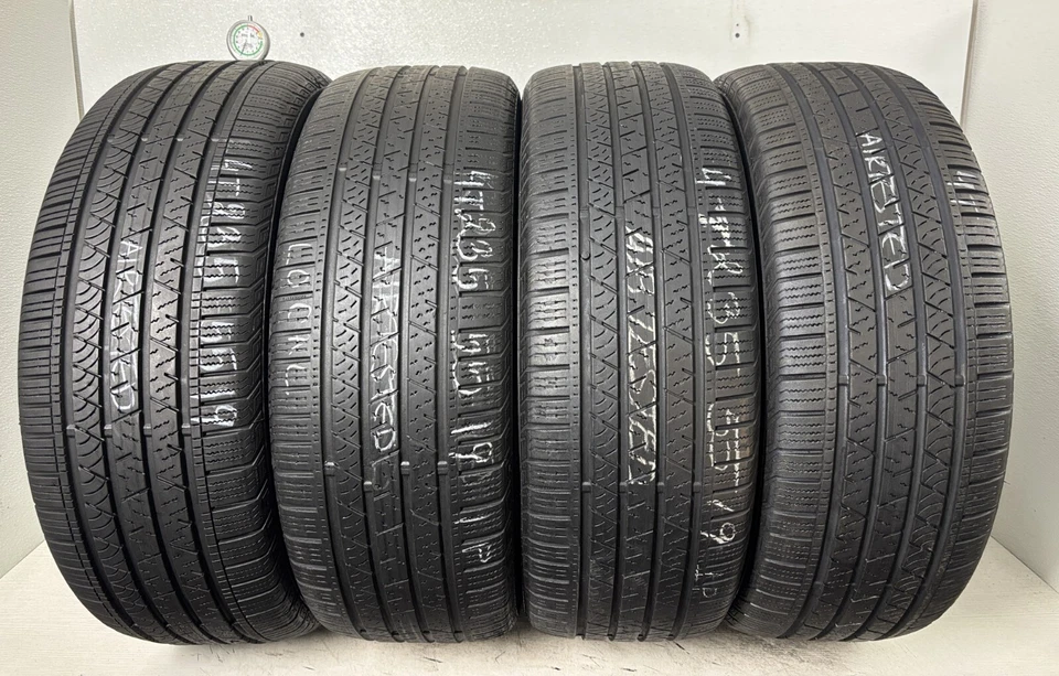 NO SHIPPING ONLY LOCAL PICK UP Set 4 Tires 235 55 19 Continental CrossContact - Image 2 of 4