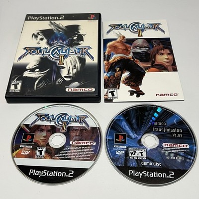 Soul Calibur II 2 w/ Demo Disc (Sony PlayStation 2, 2003) PS2 CIB Complete