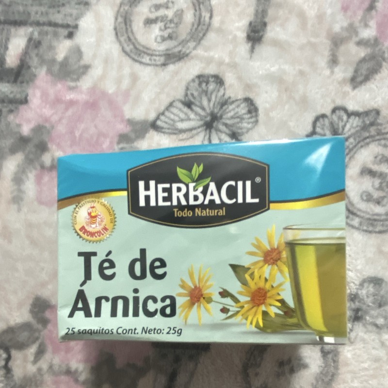 Herbacil Té de Arnica Herbal Tea Bags Todo Natural 25 Ct 25 g