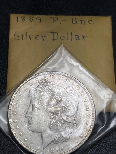 1889-P  Morgan Silver Dollar , Great detail, Uncirculated