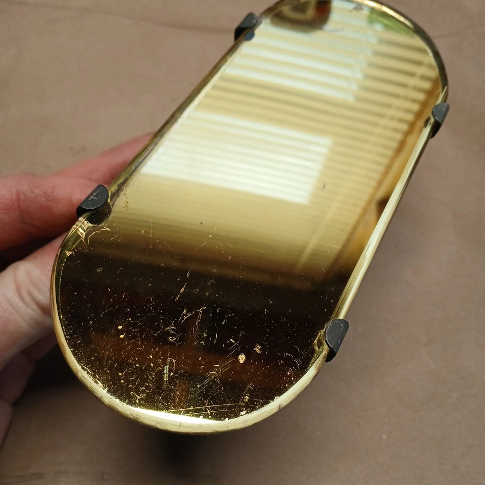 Espejo retrovisor cara dorada automóvil antiguo Ford modelo A Dodge Packard Hudson Foto 4 de 4