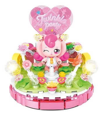 Sembo Catch！ Teenieping Concert Building Blocks,Music Party Bricks Set for Youth