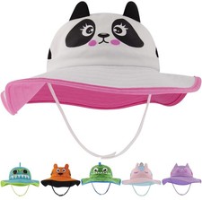 Toddler Sun Hat for Kids UV Protection Beach Bucket Hat for Girls  Boys Fish...