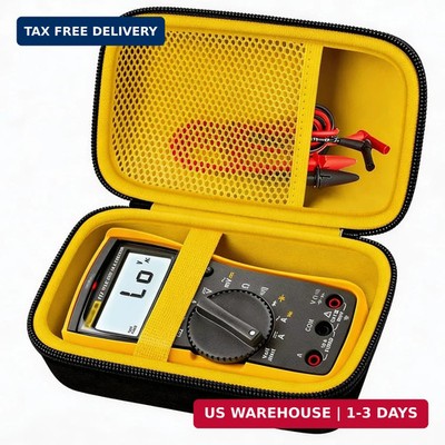 COMECASE Hard Carrying Case for Fluke 117 115 116 101 107 Digital Multimeter - S