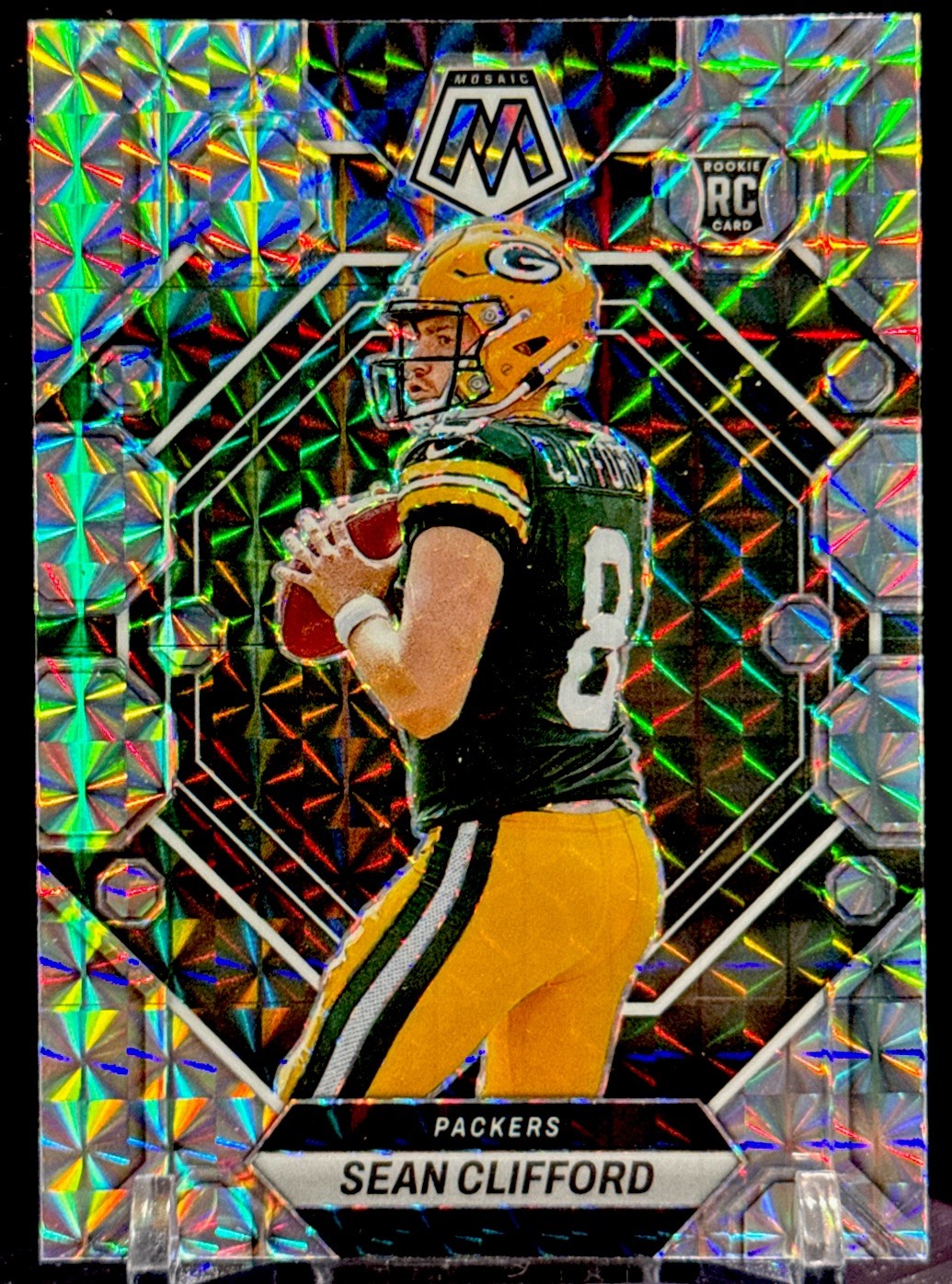 2023 Panini Mosaic - Rookies Silver Prizm #361 Sean Clifford (RC)