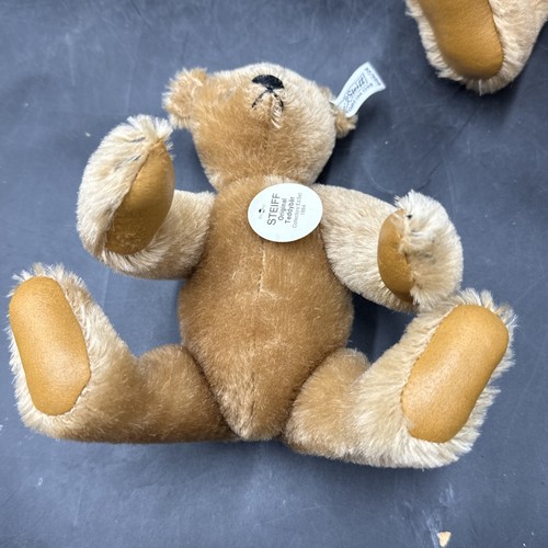 RARE FIND Margaret Stieff 1984 Cinnamon  (Growler )Mohair  Bears   4 Piece Set - Imagen 8 de 20
