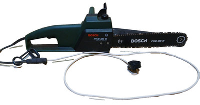 Funktionierende Black und Decker Netz 240 V Elektro Kettensäge PKE 35 B 350 mm
