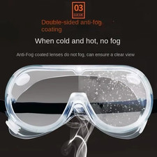 1 pc Safety Goggles Protective Anti-Fog Vent Glasses Eye Protection for Dust
