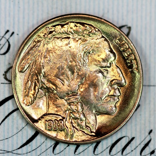 * 1938-D/D * PRISITNE++ GEM BU MS BUFFALO NICKEL * FROM ORIGINAL COLLECTION
