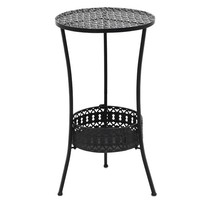 Bistrotisch Vintage-Stil Rund Metall Stehtisch Bartisch Gartentisch Vidaxl