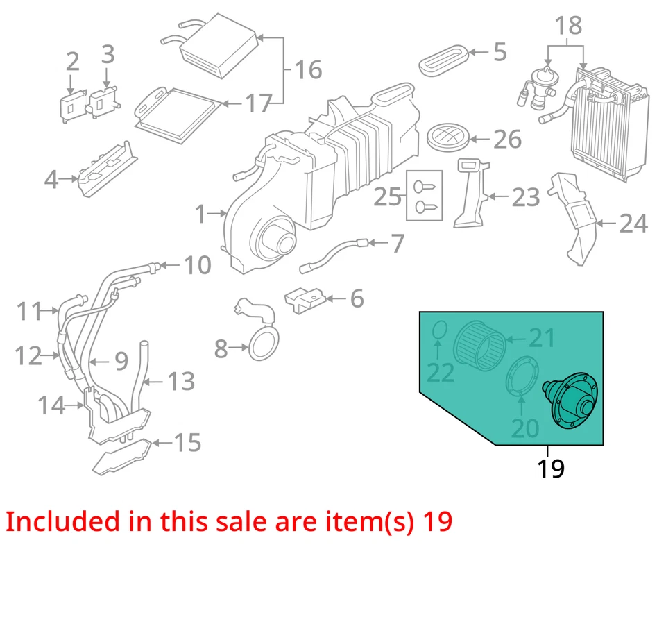 2010 Ford Explorer Heater AC Blower Motor OEM 125K Miles - LKQ369978786 - Image 4 of 4