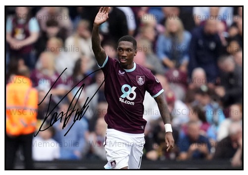 10959. Jaidon Anthony Signed Pictures (A4 Prints) Burnley Bournemouth Leeds etc.