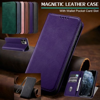 Magnetic Leather Case Wallet Flip Cover For iPhone 17 Pro Max 16 15 14 13 12 11