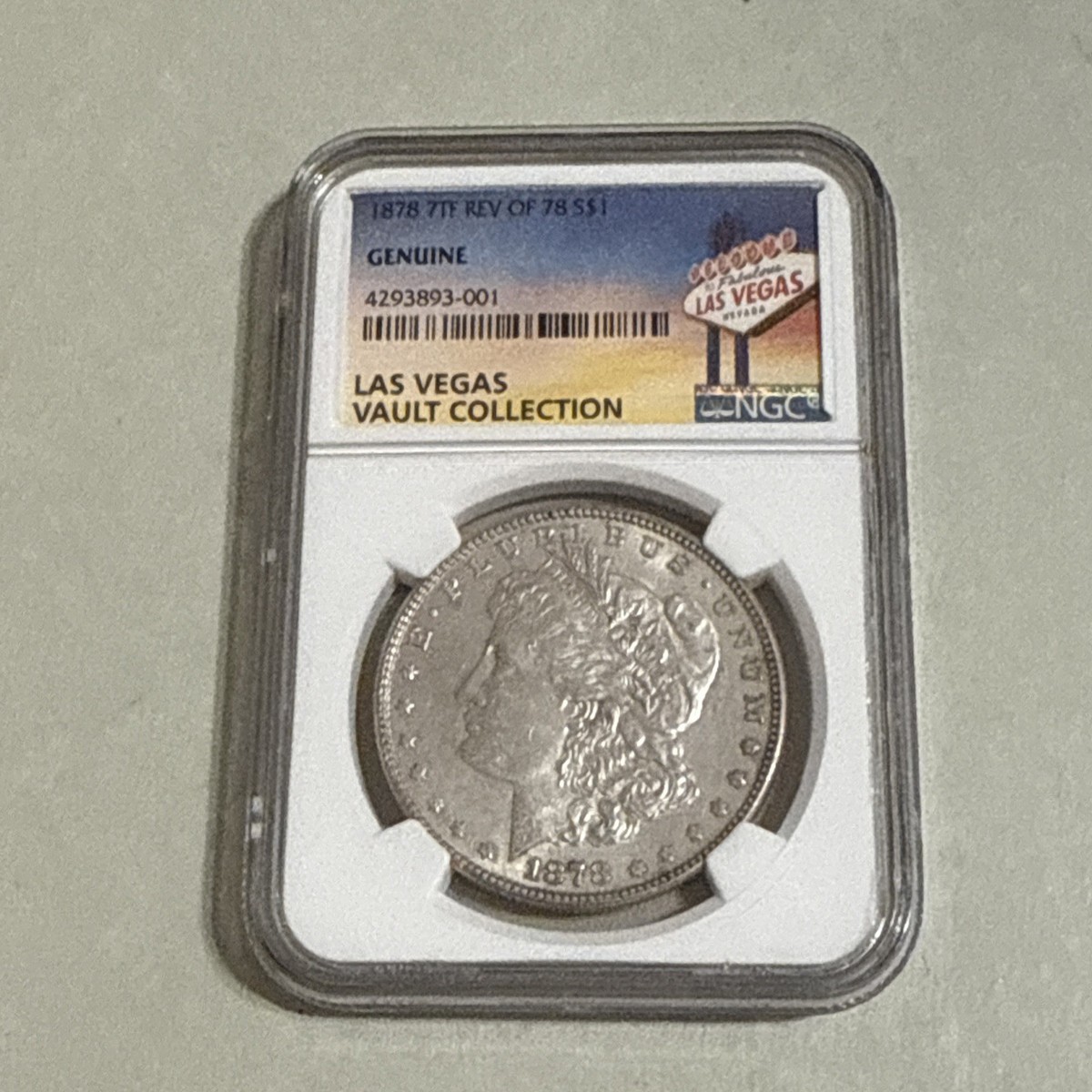 1878 7TF REV Of 78 Morgan Dollar $1 NGC Genuine Las Vegas Vault