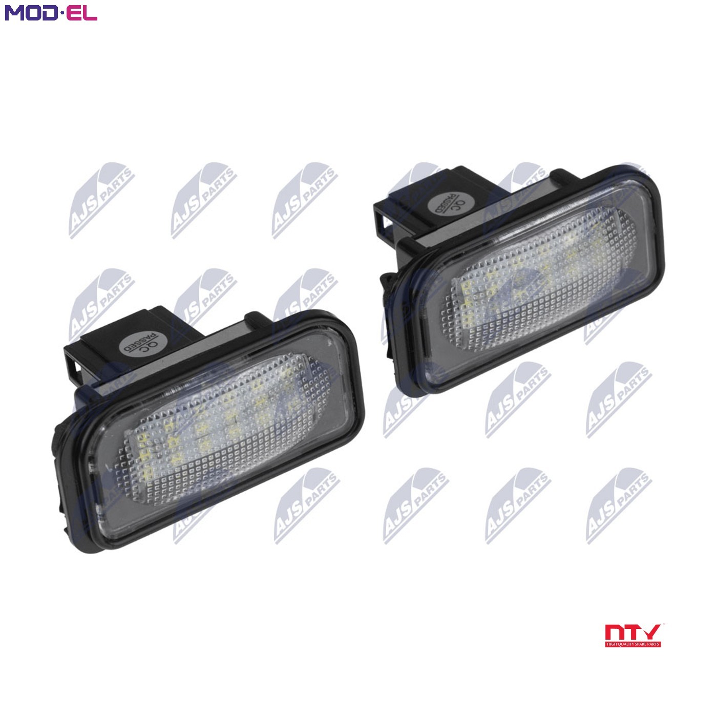 NTY LED License Plate Light ELP-ME-008 For Chrysler Mercedes-Benz Pair - Image 7