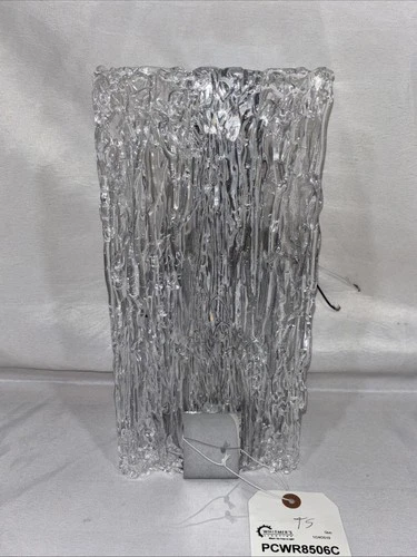 NOS Quoizel Platinum Glass Winter Wall Sconce Polished Chrome PCWR8506C - Picture 1 of 10