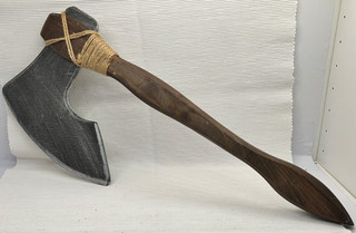 Kostüm Axt im Wikinger Stil Holz Länge ca. 47 cm