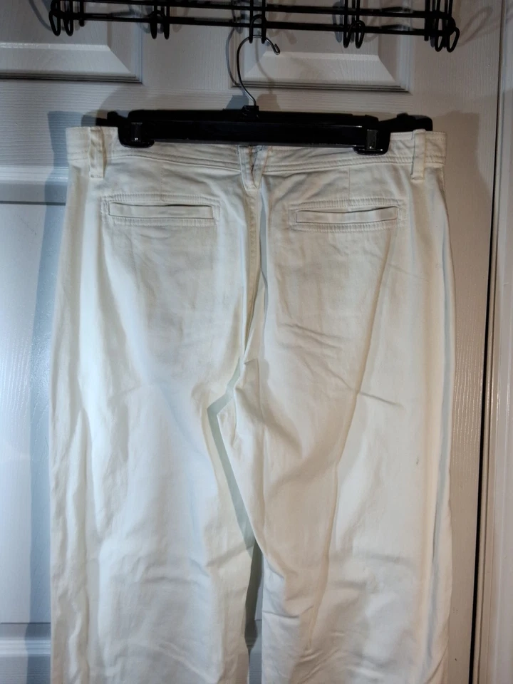 Pantalones de pierna recta de tiro alto Gloria Vanderbilt Mona para mujer talla 12 hechos en Egipto  Foto 3 de 4