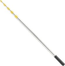 Retractable Fishing Gaff, 4.8/6.6/7.8/9.4/16.4ft Telescopic Fishing Gaff with 8m
