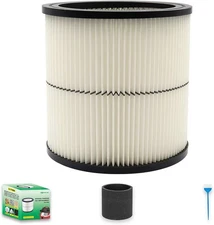 1 Pack 17884 Vacuum Cartridge Filter Replacement for Craftsman Shop Vac Filter 9