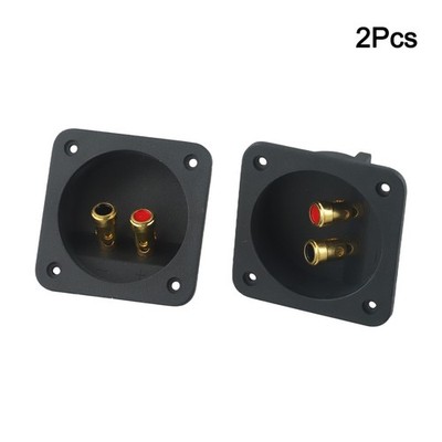 Easy Connection of Speaker Wires with 2X Audio Junction Box Terminal Connectors
