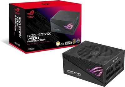 ASUS ROG Strix 750W Gold Aura Edition (Fully Modular Power Supply, 80+ Gold Cert