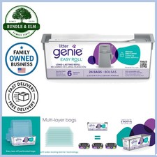 Dog Waste Disposal Plastic Bags 24 Count Ultimate Odor Control for Poop